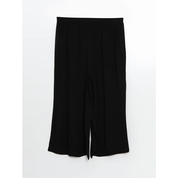 LCWAIKIKI Classic Siyah Beli Lastikli Kadın Kapri