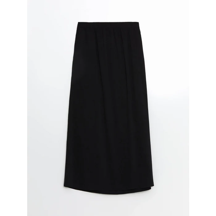 LCW Grace Siyah Beli Lastikli Kadın Etek