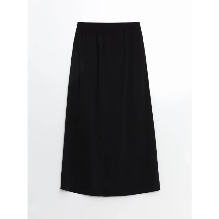 LCW Grace Siyah Beli Lastikli Kadın Etek