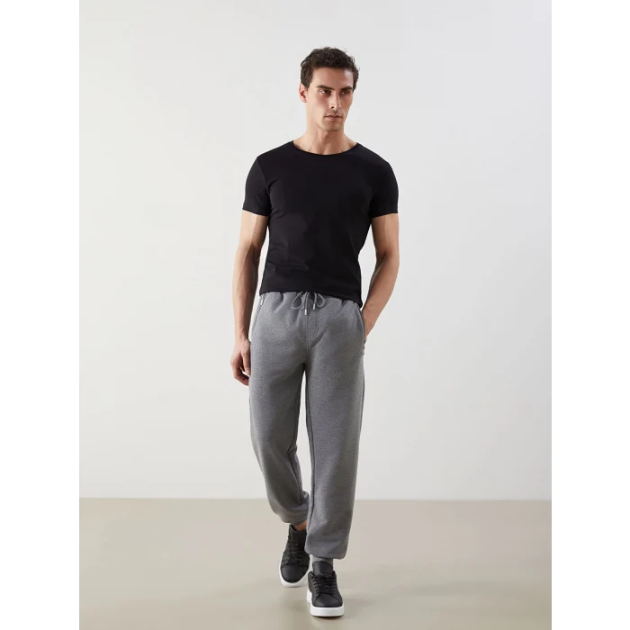 LCWAIKIKI Classic Gri Rahat Kalıp Erkek Jogger Eşofman Altı
