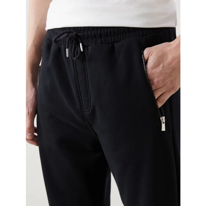 LCWAIKIKI Classic Siyah Standart Kalıp Erkek Eşofman Altı