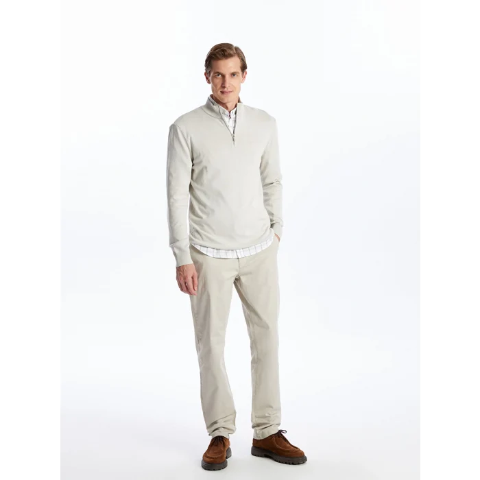 LCWAIKIKI Classic Bej Standart Kalıp Erkek Chino Pantolon