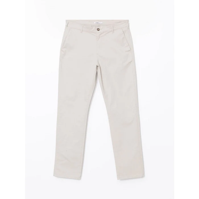 LCWAIKIKI Classic Bej Standart Kalıp Erkek Chino Pantolon