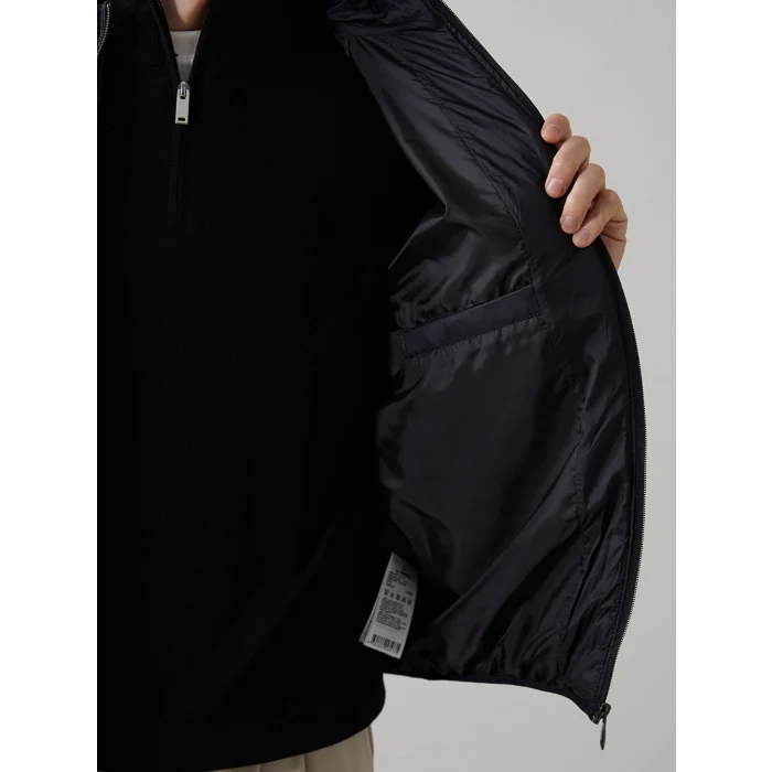 LCWAIKIKI Classic Siyah Standart Kalıp Dik Yaka Erkek Şişme Mont