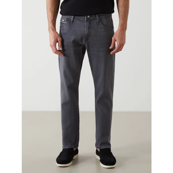 LCW Jeans Gri 779 Regular Fit Erkek Jean Pantolon