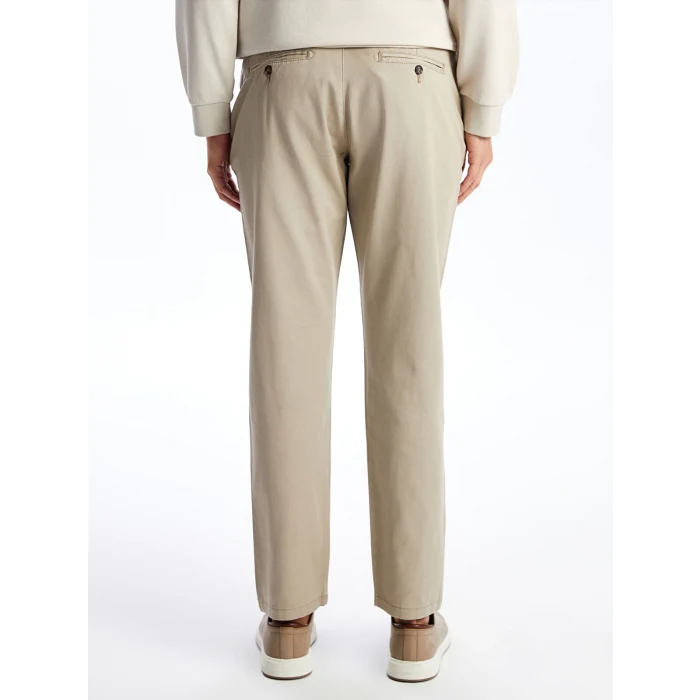LCWAIKIKI Classic Bej Standart Kalıp Erkek Chino Pantolon