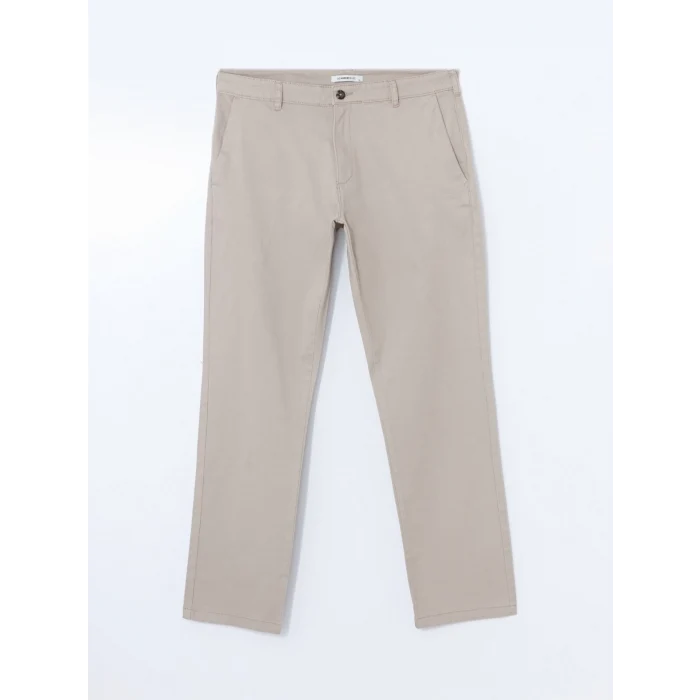 LCWAIKIKI Classic Bej Standart Kalıp Erkek Chino Pantolon