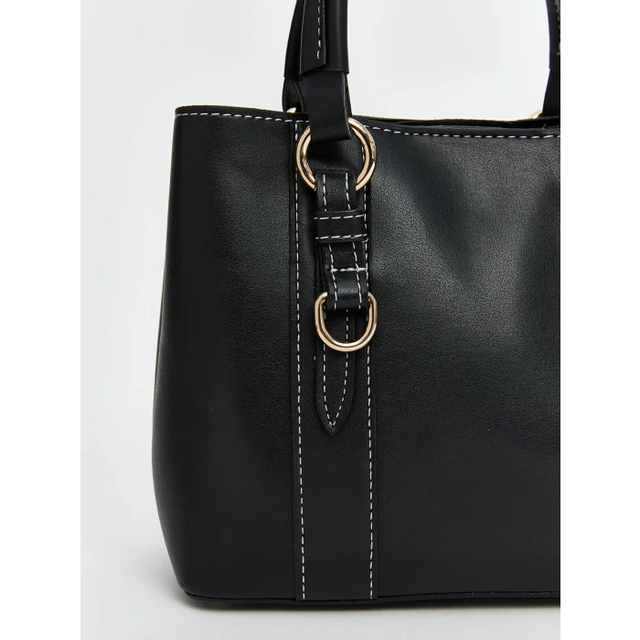 LCW ACCESSORIES Siyah Çıkarılabilir Askılı Kadın Omuz Çantası