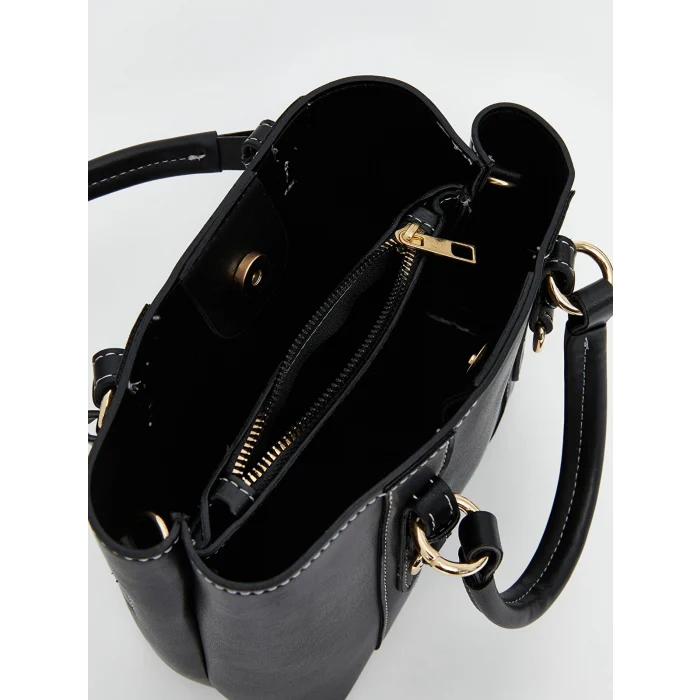 LCW ACCESSORIES Siyah Çıkarılabilir Askılı Kadın Omuz Çantası