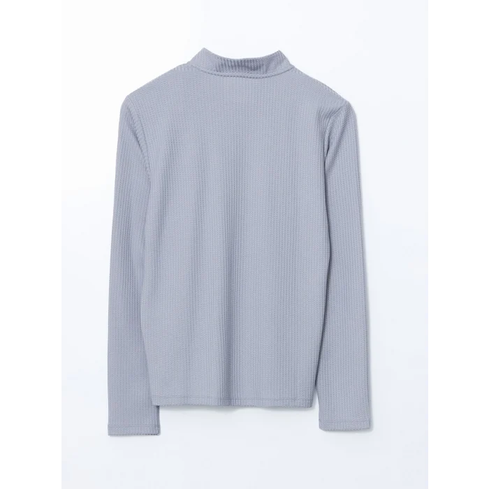 XSIDE ACTIVE Gri Dik Yaka Erkek Sweatshirt