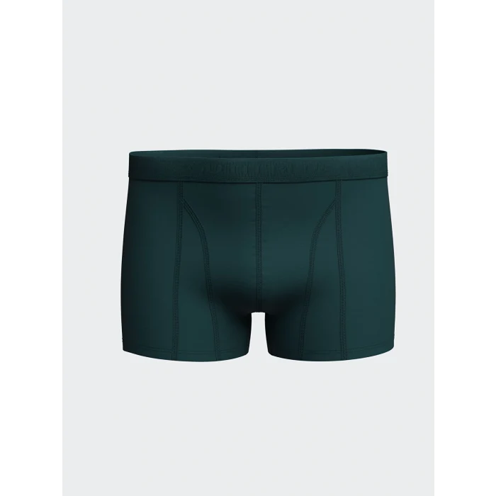 LC WAIKIKI Petrol Standart Kalıp Pamuklu Esnek Erkek Boxer 3lü