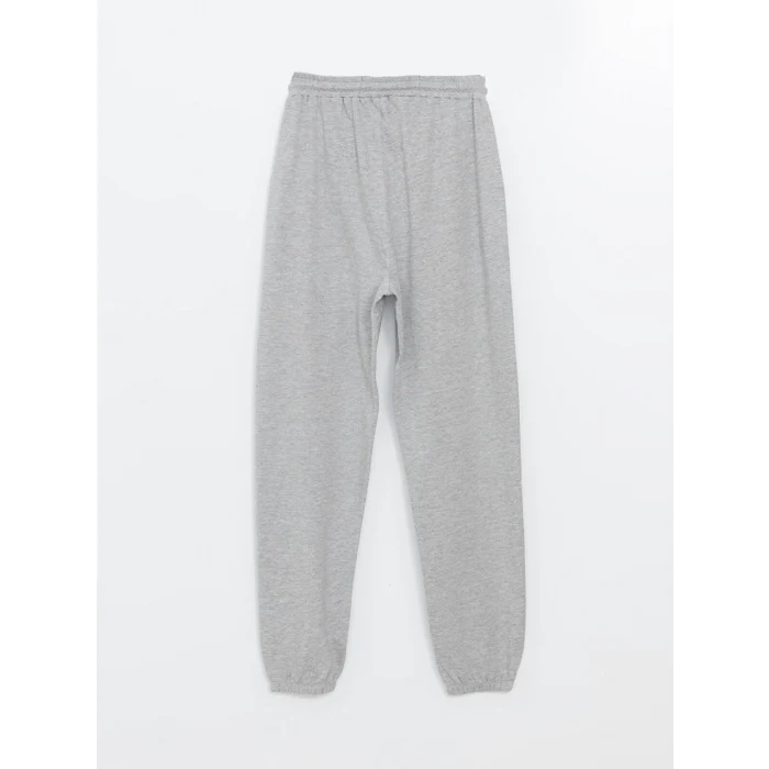 LCWAIKIKI Classic Gri Beli Lastikli Kadın Jogger Eşofman Altı