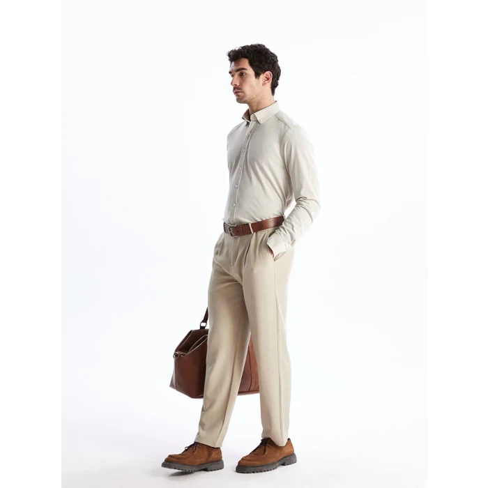 LCW Vision Bej Standart Kalıp Erkek Pantolon