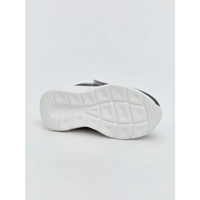 LCW STEPS Gri Bağcık ve Cırt Cırtlı Erkek Bebek Spor Ayakkabı