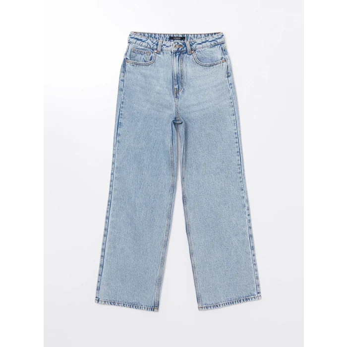XSIDE Mavi Wideleg Kadın Jean Pantolon