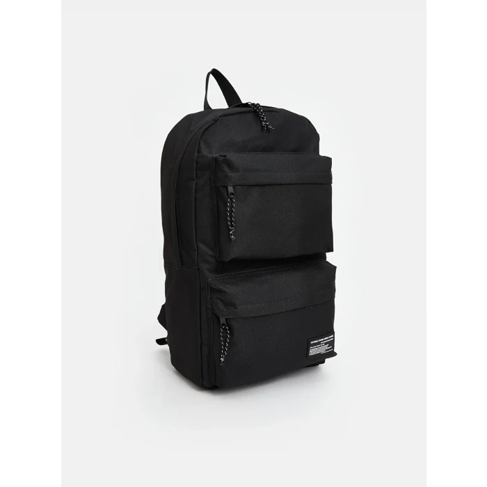 LCW ACCESSORIES Siyah Çok Bölmeli Erkek Sırt Çantası