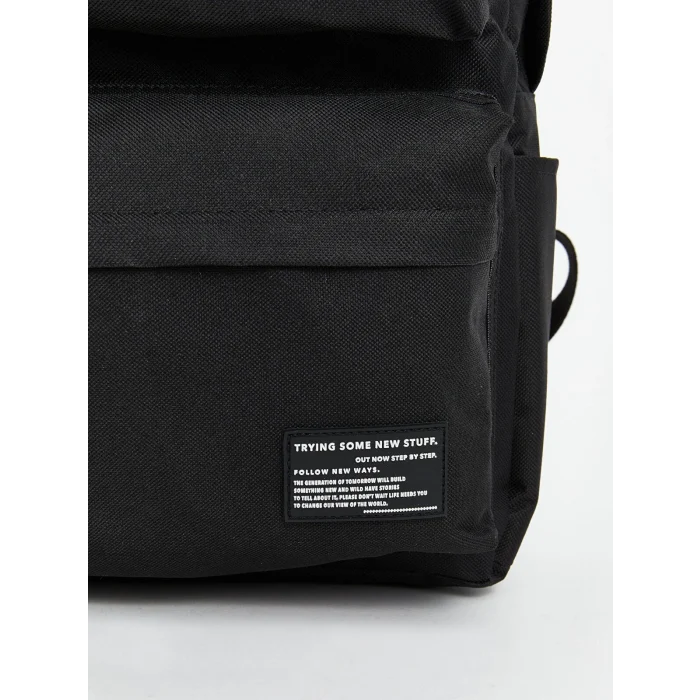 LCW ACCESSORIES Siyah Çok Bölmeli Erkek Sırt Çantası