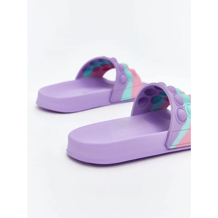 LCW STEPS Lila Tek Bantlı Pop It Terlik