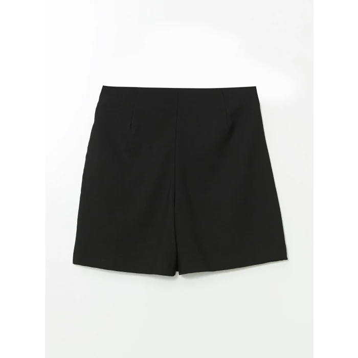 XSIDE Siyah Beli Fermuarlı Kadın Şort Etek