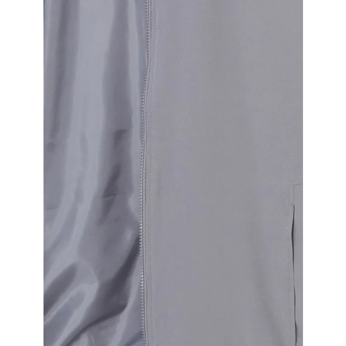 XSIDE Gri Standart Kalıp Kolej Yaka Erkek Bomber Mont