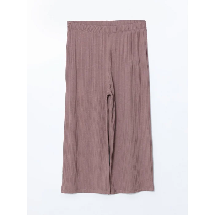 LCWAIKIKI Classic Kahverengi Beli Lastikli Kadın Kapri