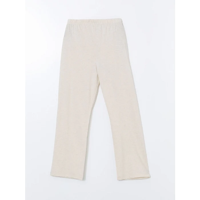 LCW Young Bej Gömlek Yaka Ayı Teddy Baskılı Kadın Pijama Takımı