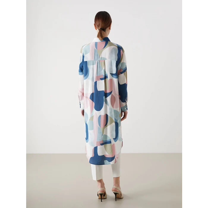 LCWAIKIKI Classic Karişik Desenli Kadın Gömlek Tunik