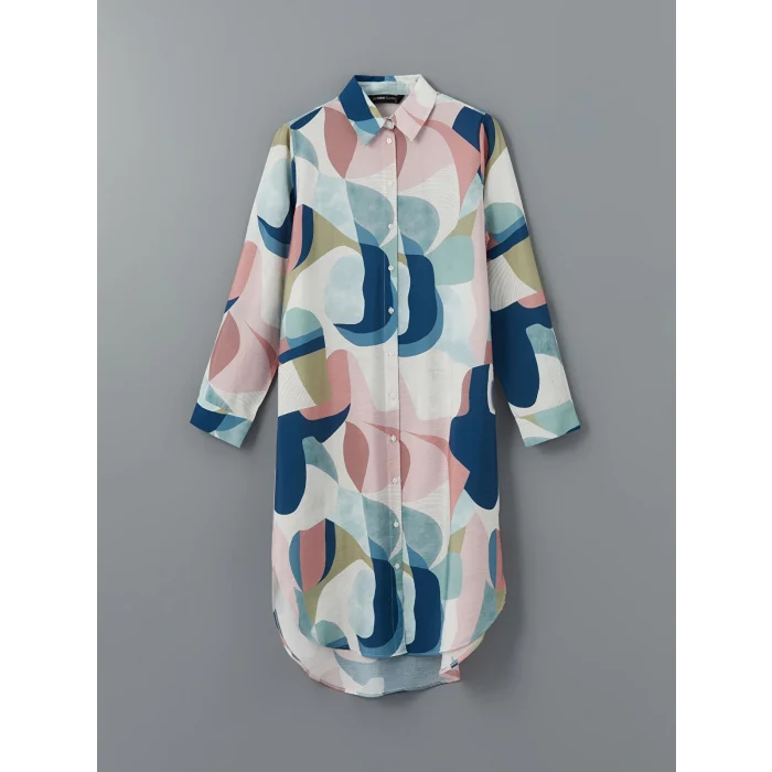 LCWAIKIKI Classic Karişik Desenli Kadın Gömlek Tunik