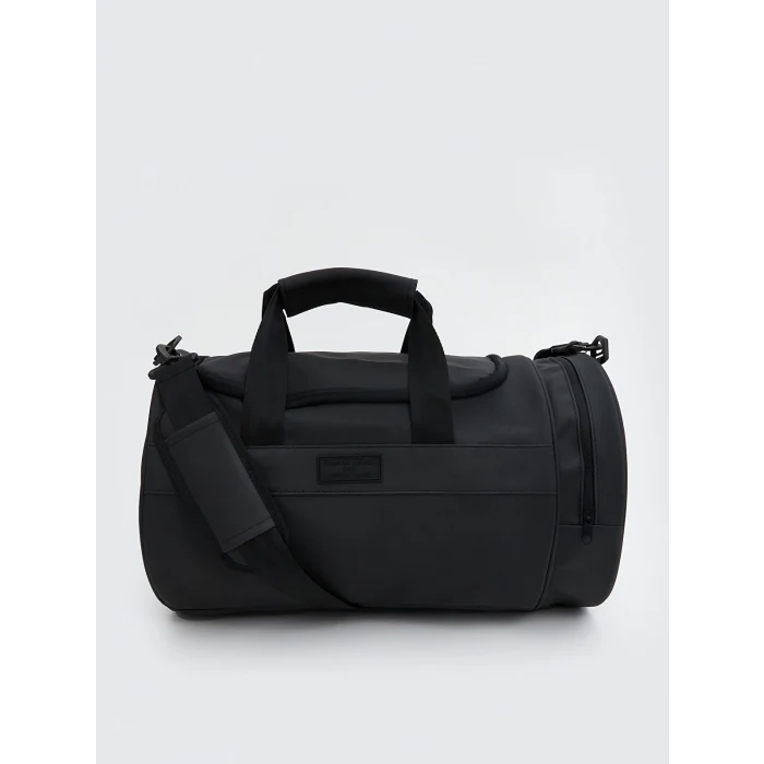 LCW ACCESSORIES Siyah Deri Görünümlü Erkek Seyahat Çantası