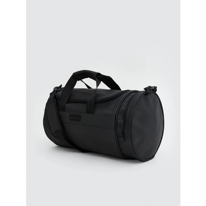 LCW ACCESSORIES Siyah Deri Görünümlü Erkek Seyahat Çantası