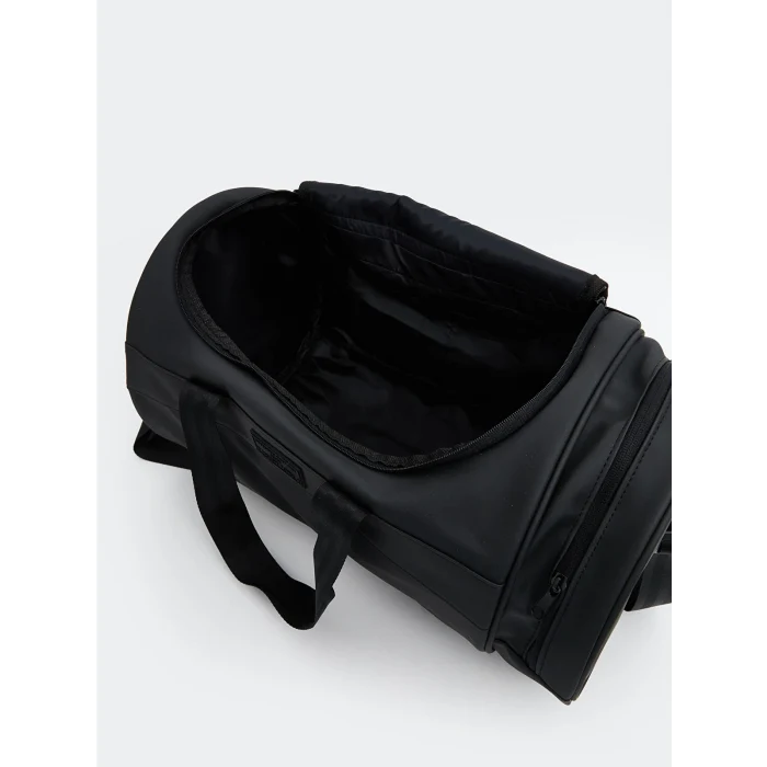 LCW ACCESSORIES Siyah Deri Görünümlü Erkek Seyahat Çantası