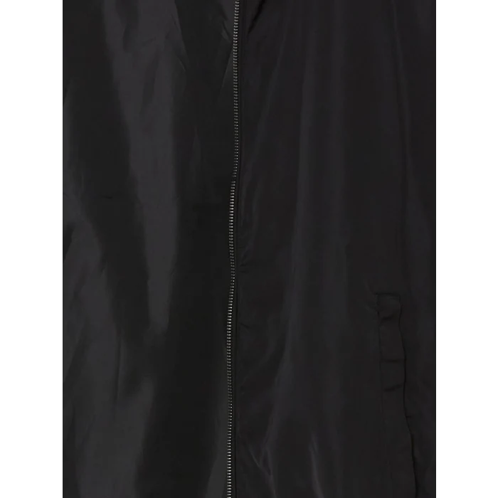 XSIDE Siyah Rahat Kalıp Dik Yaka Erkek Mont