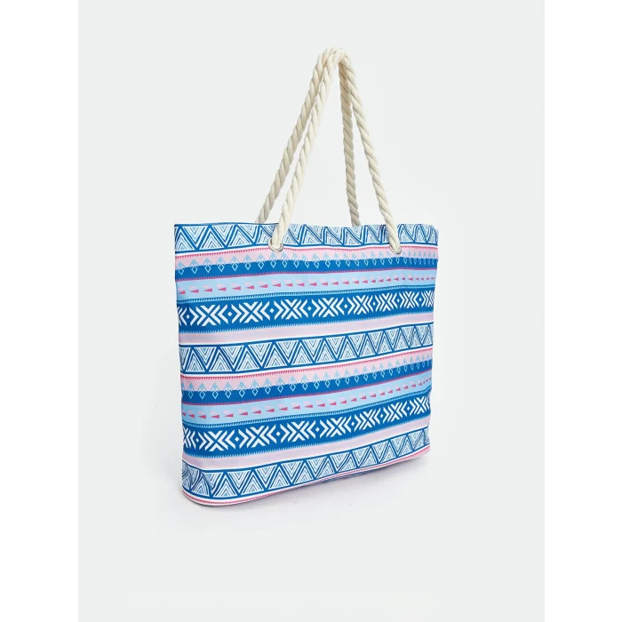 LCW ACCESSORIES Karişik Hasır İpli Kadın Plaj Çantası