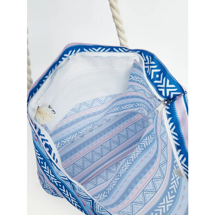 LCW ACCESSORIES Karişik Hasır İpli Kadın Plaj Çantası