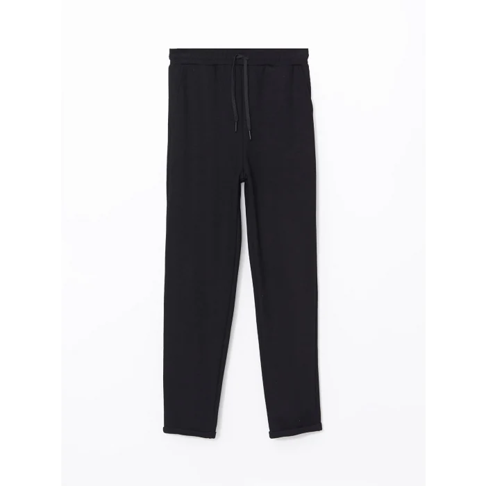 LCW Modest Siyah Beli Lastikli Kadın Eşofman Altı