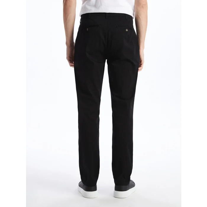 LCWAIKIKI Classic Siyah Standart Kalıp Erkek Chino Pantolon