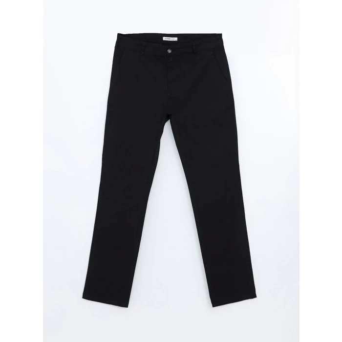 LCWAIKIKI Classic Siyah Standart Kalıp Erkek Chino Pantolon