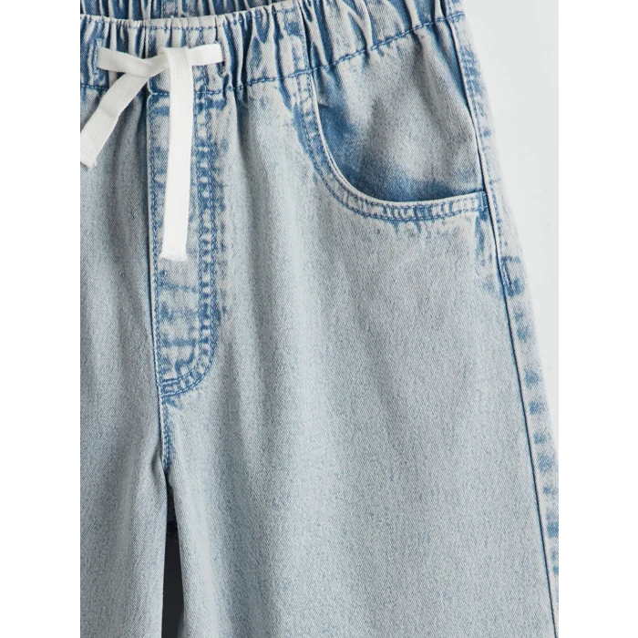 LCW Kids Mavi Wideleg Kız Çocuk Jean Pantolon