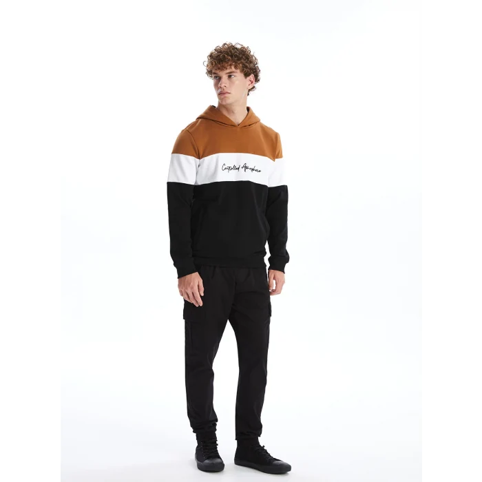 XSIDE Siyah Standart Kalıp Gabardin Erkek Jogger Pantolon