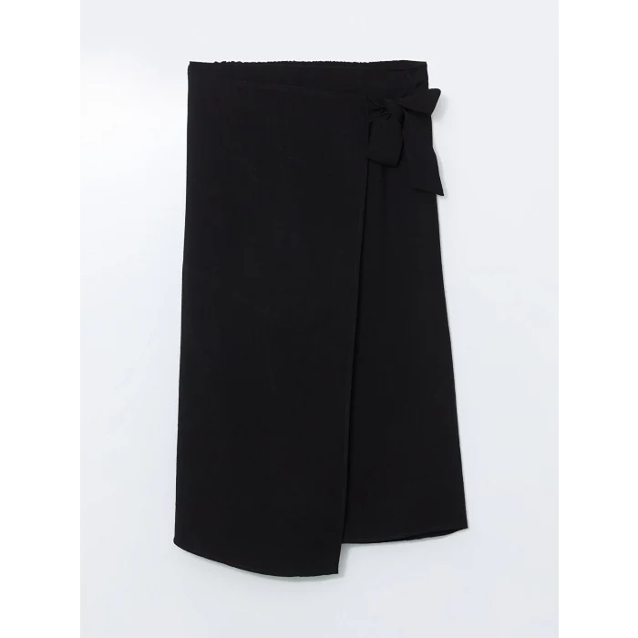 LCWAIKIKI Classic Siyah Beli Lastikli Kadın Etek