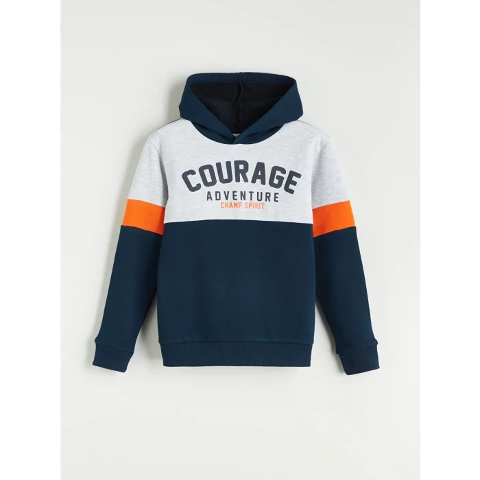 LCW Kids Lacivert Kapüşonlu Erkek Çocuk Eşofman Takım