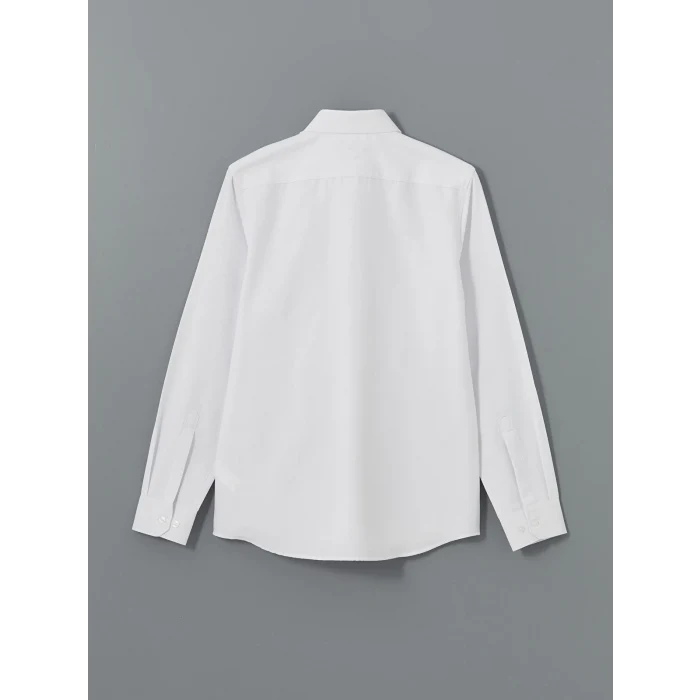 LCWAIKIKI Formal Beyaz Slim Fit Uzun Kollu Oxford Erkek Gömlek