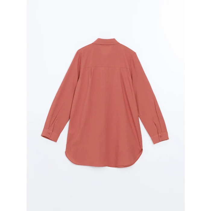 LCW Modest Kahverengi Regular Fit Kadın Gömlek Tunik