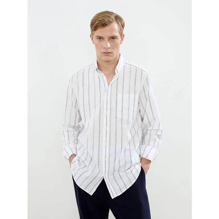 LCWAIKIKI Classic Beyaz Regular Fit Poplin Erkek Gömlek