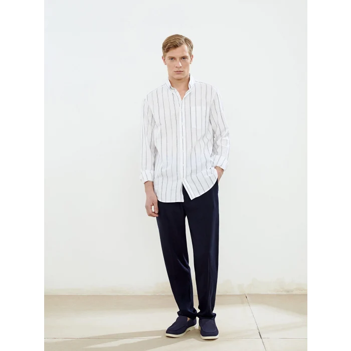 LCWAIKIKI Classic Beyaz Regular Fit Poplin Erkek Gömlek