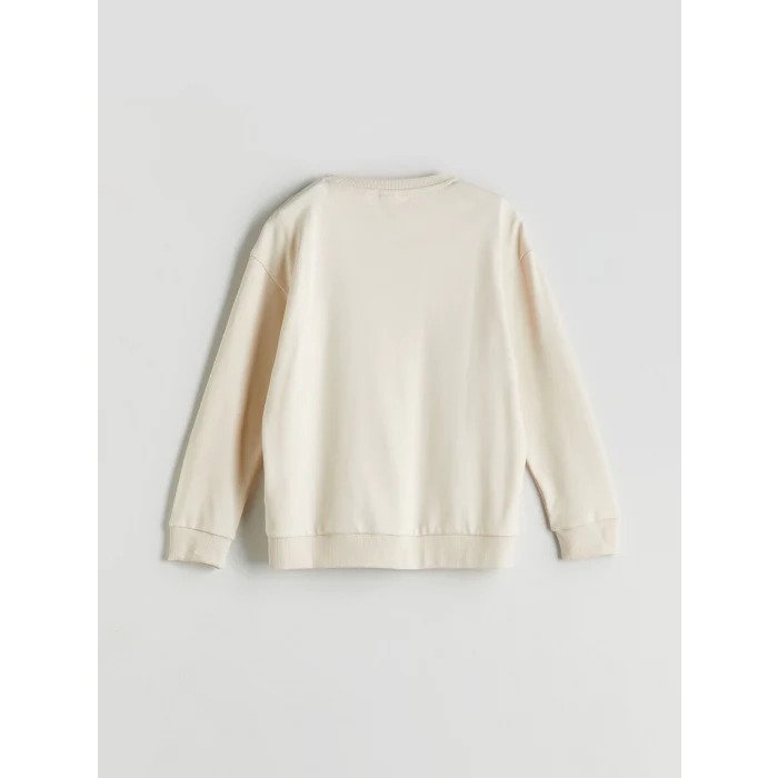 LCW Kids Bej Bisiklet Yaka Erkek Çocuk Tişört