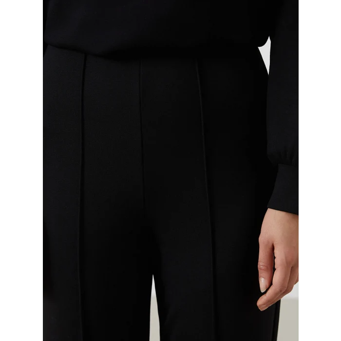 LCW Modest Siyah Beli Lastikli Kadın Eşofman Altı