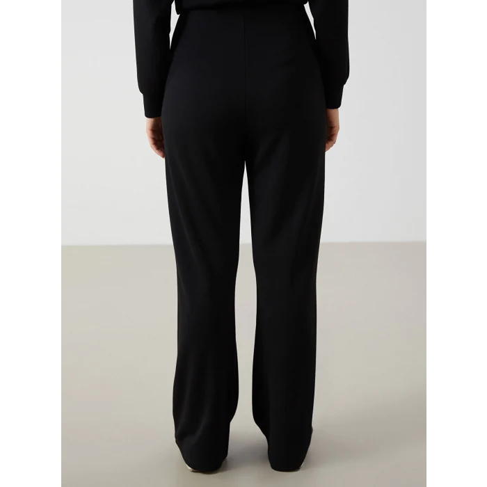 LCW Modest Siyah Beli Lastikli Kadın Eşofman Altı