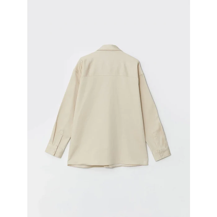 XSIDE Bej Rahat Kalıp Uzun Kollu Erkek Gömlek Ceket