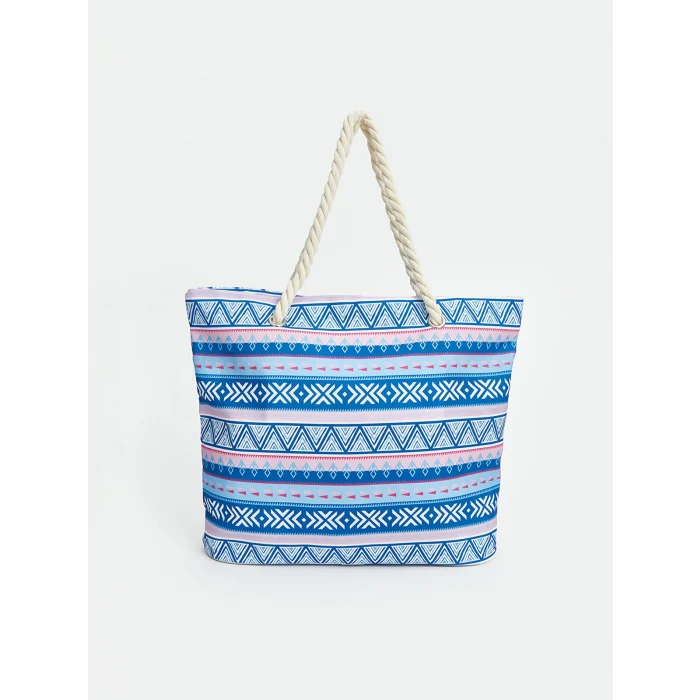 LCW ACCESSORIES Karişik Hasır İpli Kadın Plaj Çantası